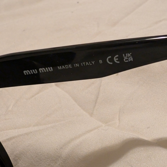 Miu Miu Women's Black Sunglasses - Picture 9 of 9